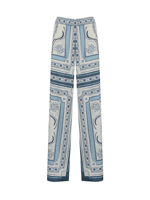 Pantalone in tessuto stampato Oceano D. Exterior | 6080518OCE